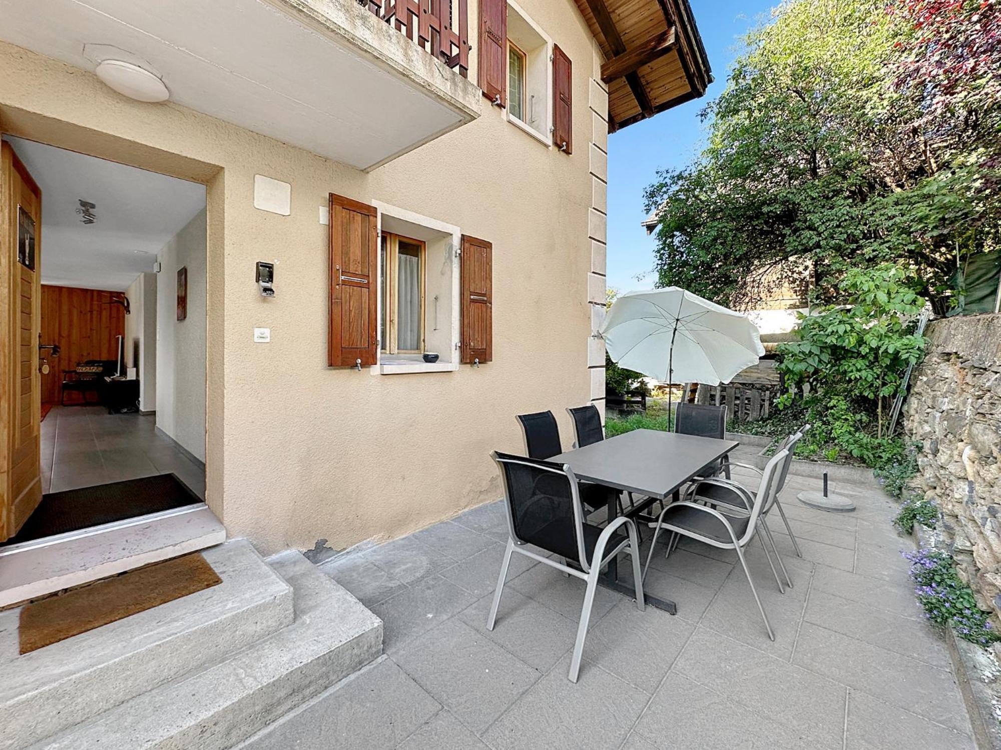 Ferienwohnung The Rock House Sion Exterior foto